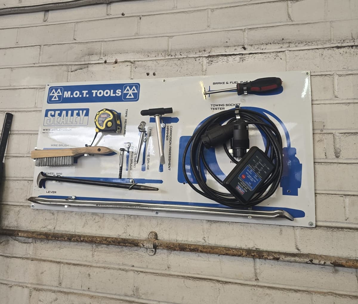 Mechanic working on a car